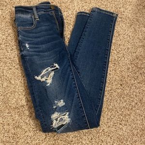 high waisted skinny jeans